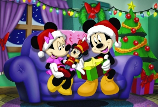 Mickey Christmas - Obrázkek zdarma 
