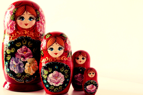 Nesting Doll - Russian Doll wallpaper 480x320