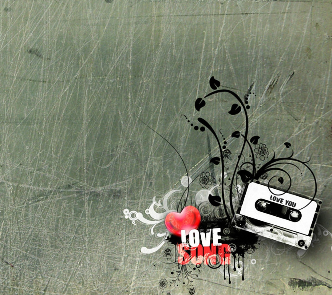 Das I Love Song Wallpaper 1080x960