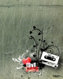 Das I Love Song Wallpaper 128x160