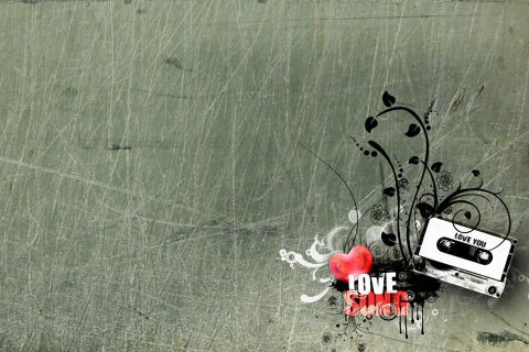 Das I Love Song Wallpaper 480x320