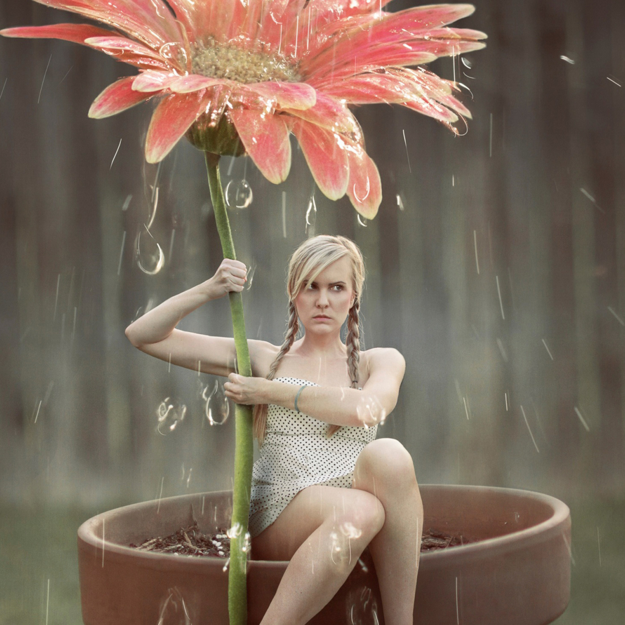 Screenshot №1 pro téma Flower Girl 2048x2048