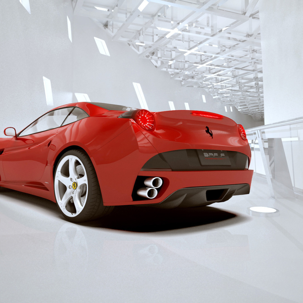 Ferrari California wallpaper 1024x1024