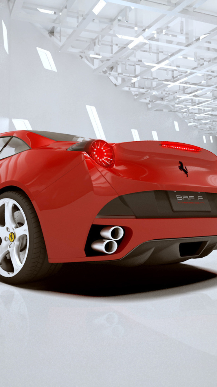 Das Ferrari California Wallpaper 750x1334