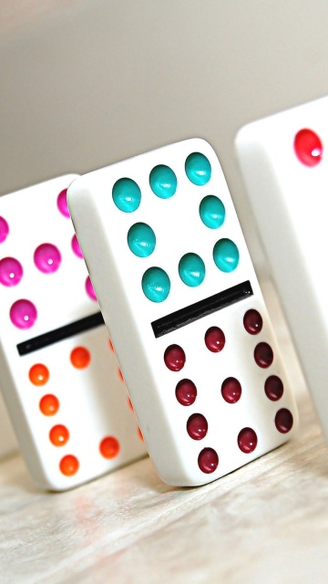 Обои Domino board game 360x640