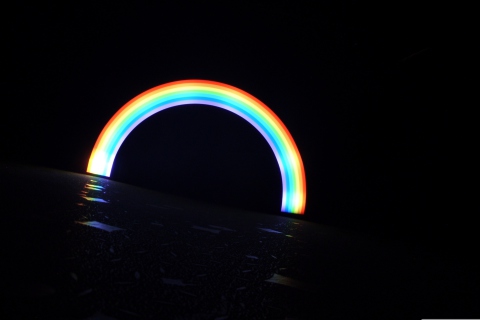 Fondo de pantalla Rainbow 480x320