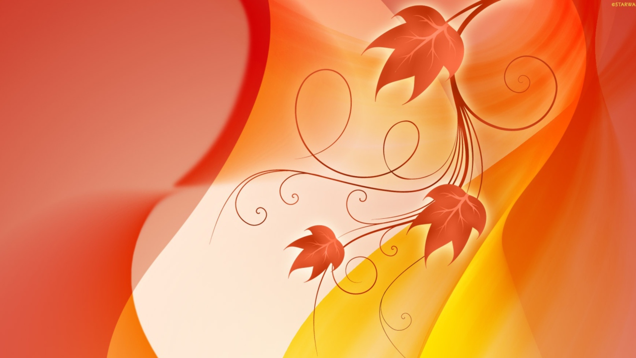 Autumn Design wallpaper 1280x720