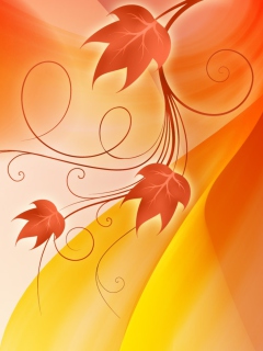 Autumn Design wallpaper 240x320