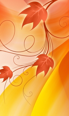 Das Autumn Design Wallpaper 240x400