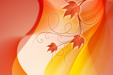 Das Autumn Design Wallpaper 480x320