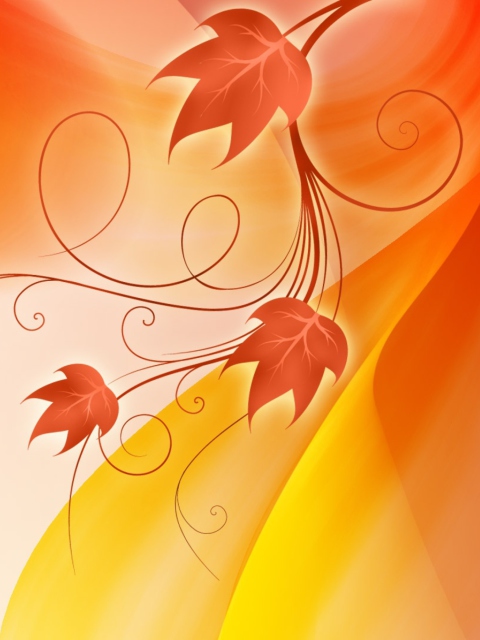Das Autumn Design Wallpaper 480x640