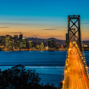 San Francisco, Oakland Bay Bridge wallpaper 128x128