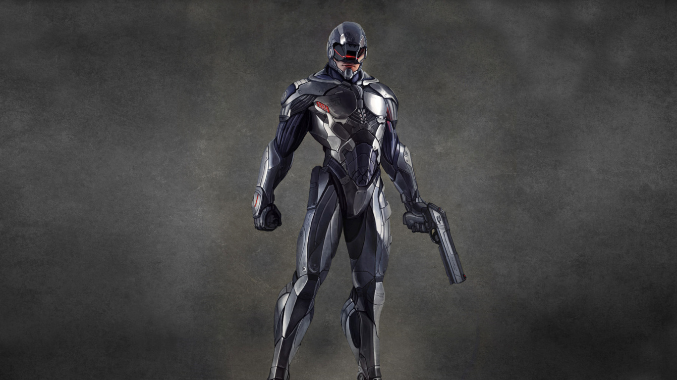 Das Robocop - Robot Cop Wallpaper 1366x768