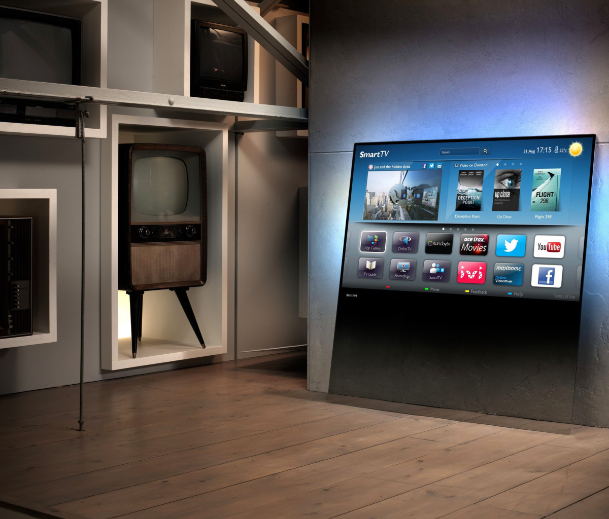 Das Smart TV with Internet Wallpaper 1200x1024