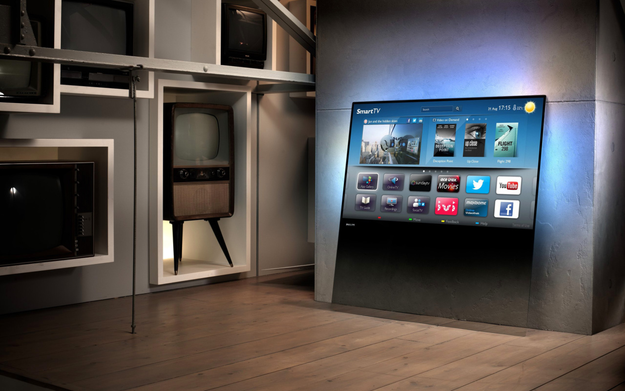 Smart TV with Internet wallpaper 1280x800