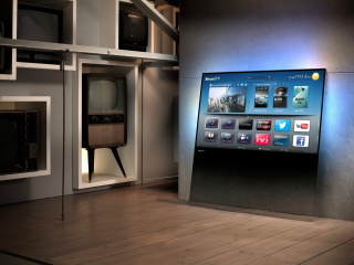 Smart TV with Internet wallpaper 320x240