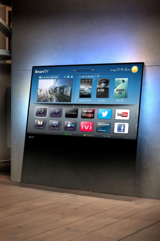 Smart TV with Internet wallpaper 320x480