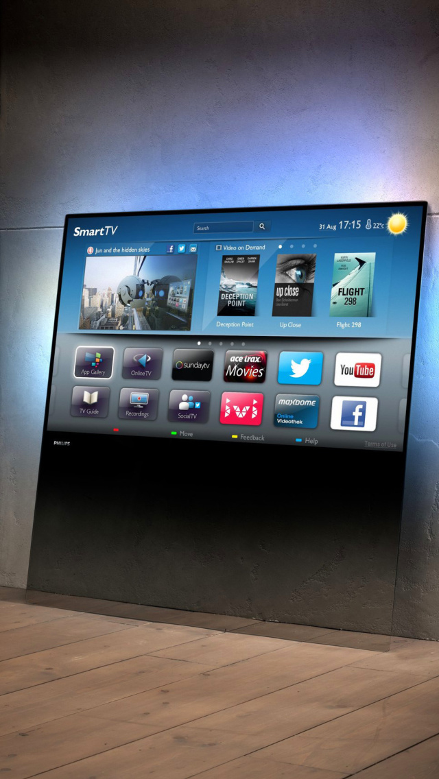 Fondo de pantalla Smart TV with Internet 640x1136