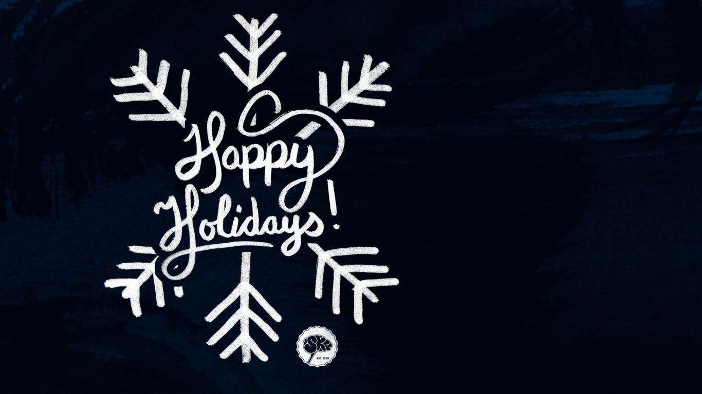 Happy Holidays wallpaper 1366x768