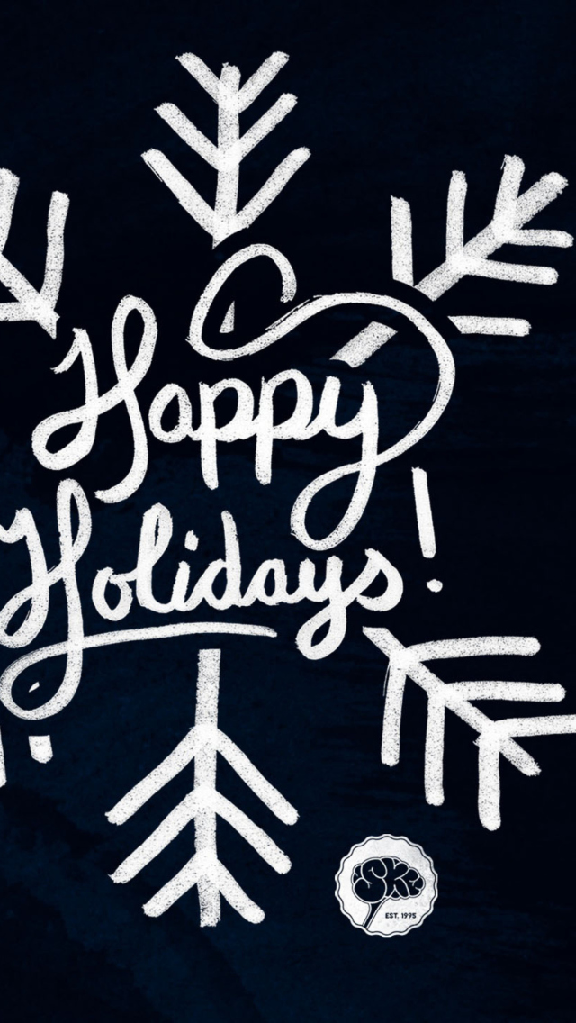 Happy Holidays wallpaper 640x1136