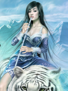Das Fantasy Princess Wallpaper 240x320