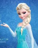 Das Snow Queen Elsa In Frozen Wallpaper 128x160