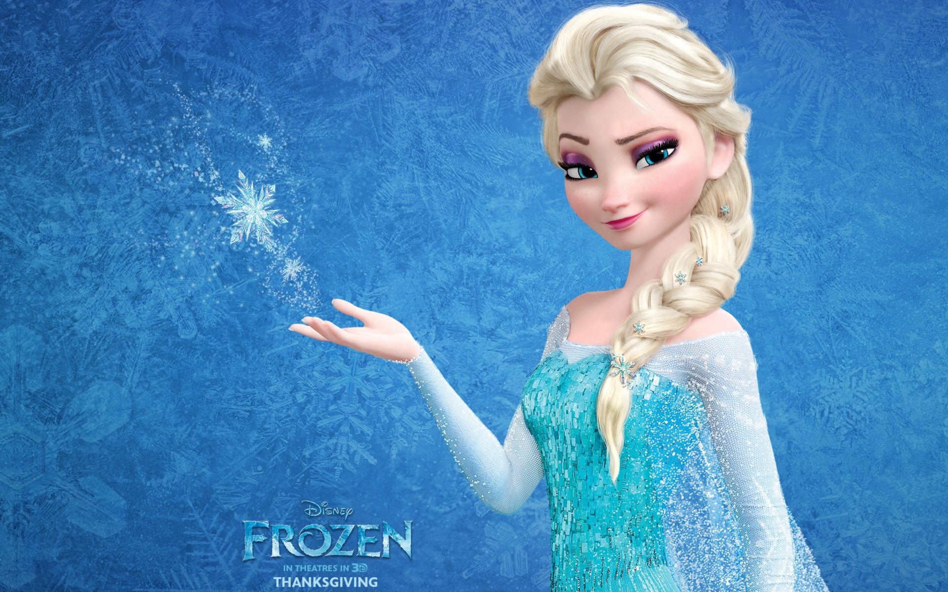 Обои Snow Queen Elsa In Frozen 1920x1200