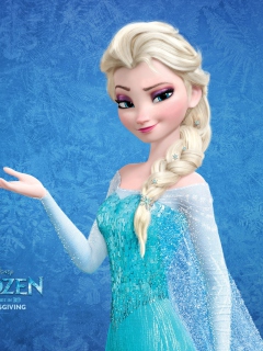 Обои Snow Queen Elsa In Frozen 240x320