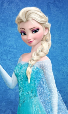 Das Snow Queen Elsa In Frozen Wallpaper 240x400