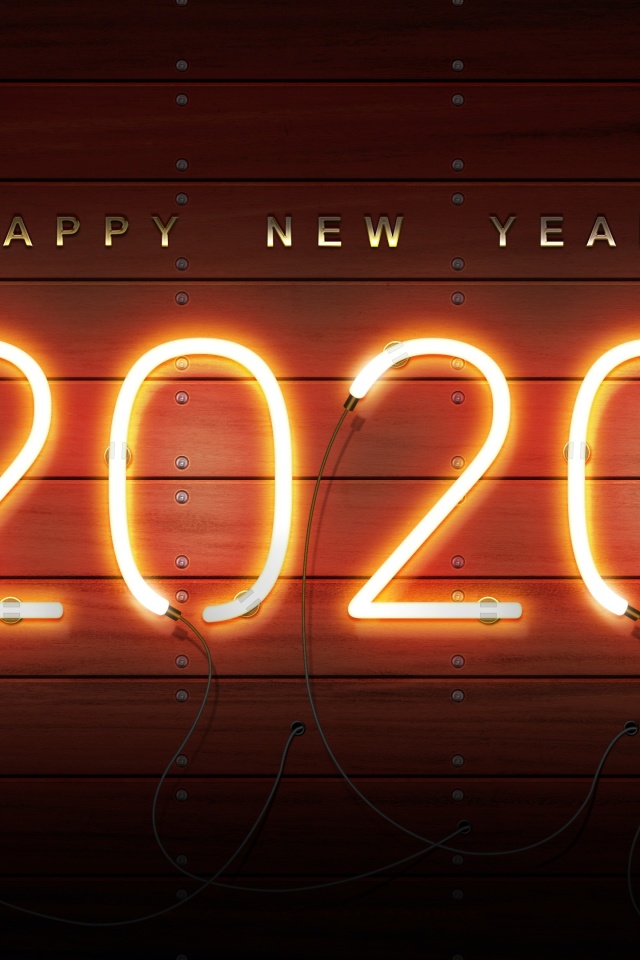 Fondo de pantalla Happy New Year 2020 Wishes 640x960