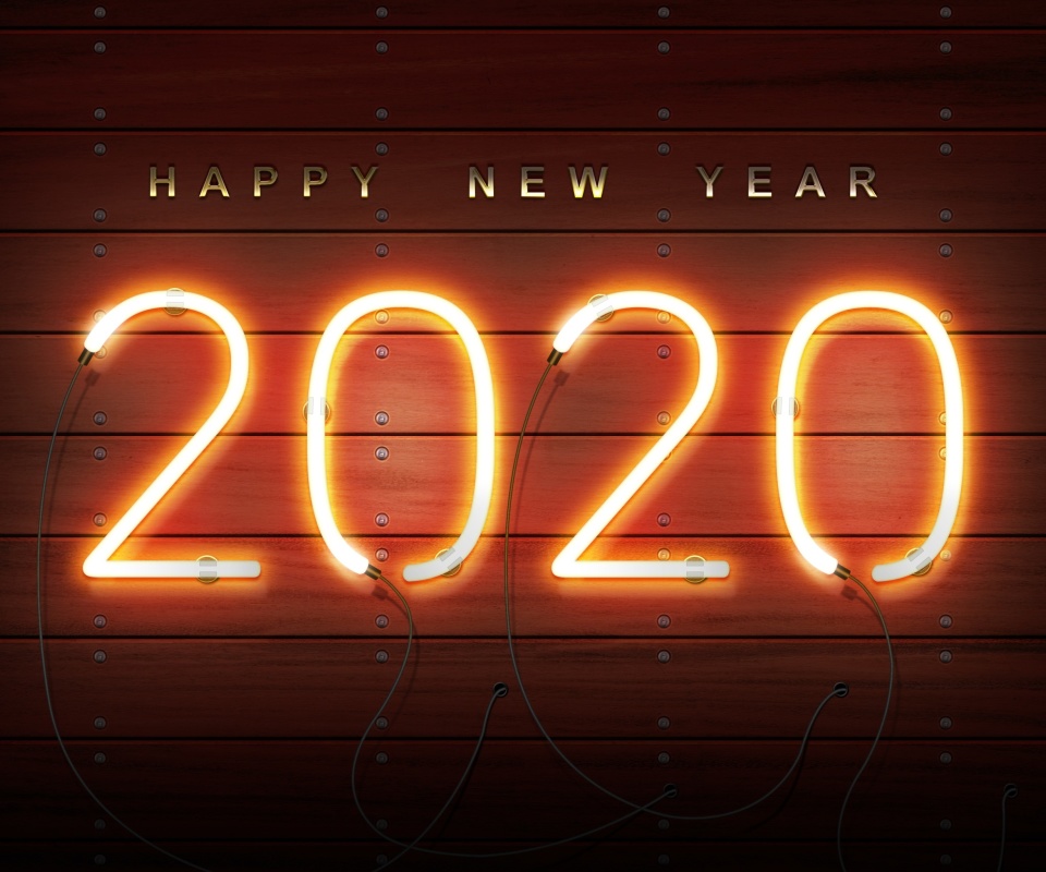 Happy New Year 2020 Wishes wallpaper 960x800