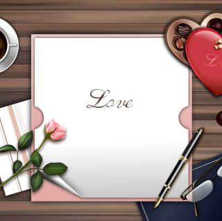 Kostenloses Love Letter Wallpaper für iPad Air