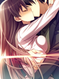 Anime Kiss screenshot #1 240x320