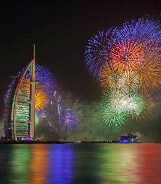 Dubai Fireworks - Obrázkek zdarma pro Nokia Lumia 2520
