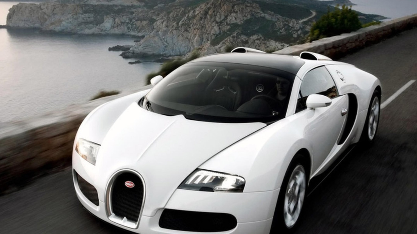 Fondo de pantalla Bugatti Veyron Grand Sport 1366x768