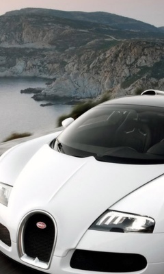 Screenshot №1 pro téma Bugatti Veyron Grand Sport 240x400