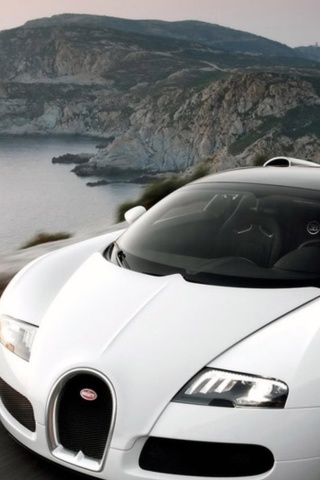 Обои Bugatti Veyron Grand Sport 320x480