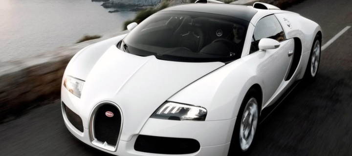 Screenshot №1 pro téma Bugatti Veyron Grand Sport 720x320