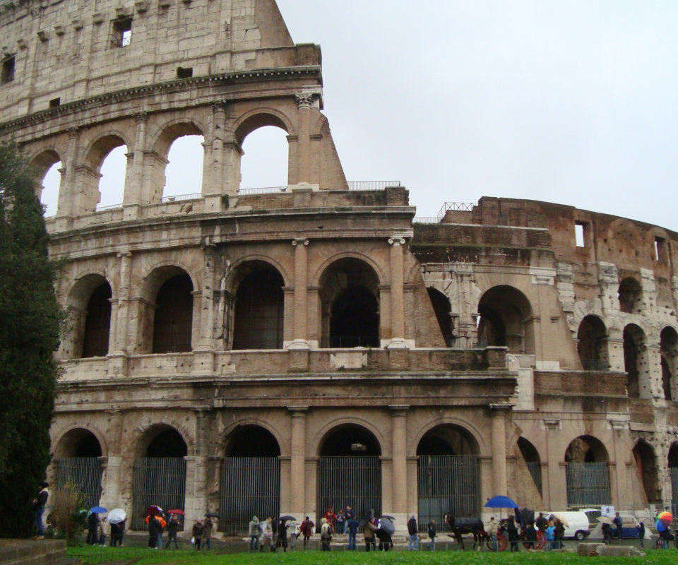 Das Colosseum - Rome, Italy Wallpaper 960x800