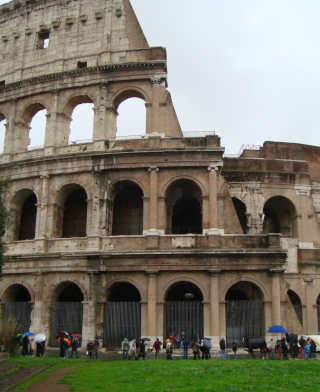 Colosseum - Rome, Italy Background for 240x320