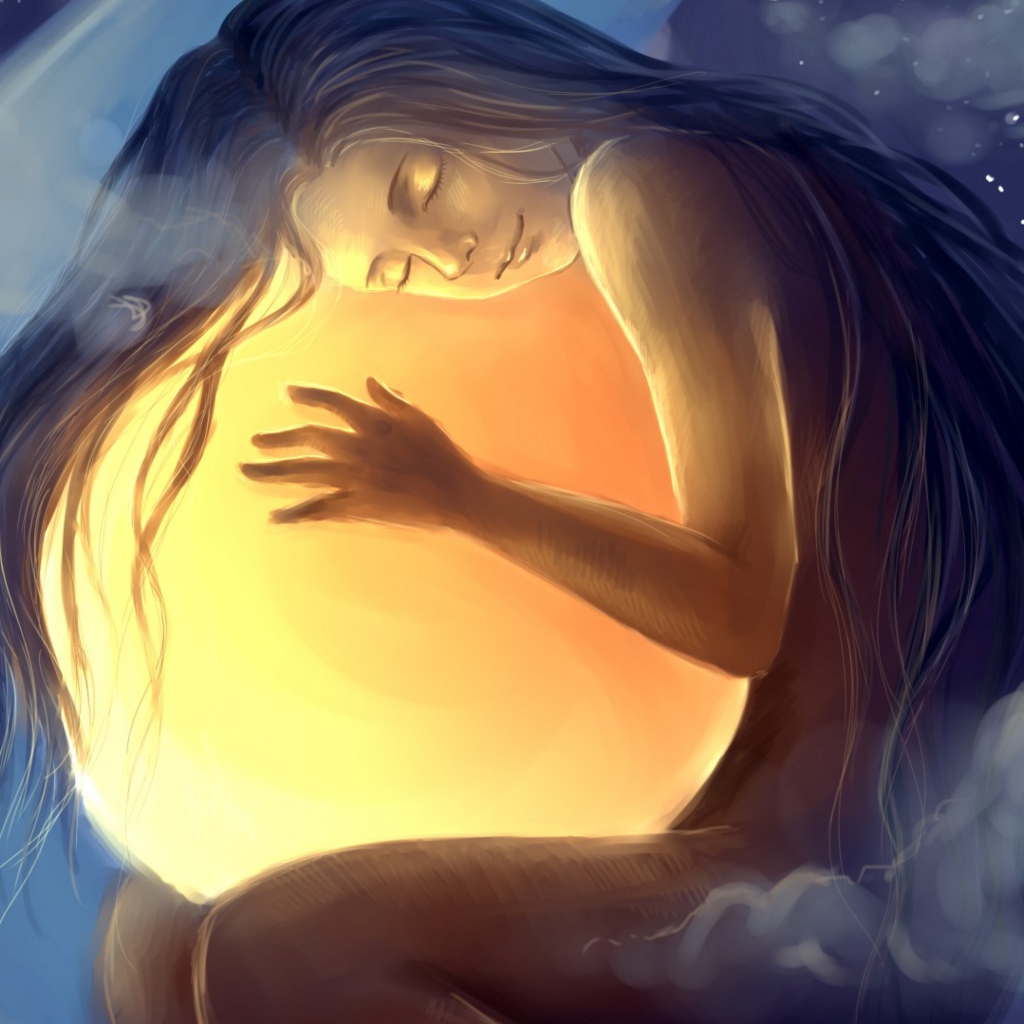Sfondi Moon Fairy Painting 1024x1024