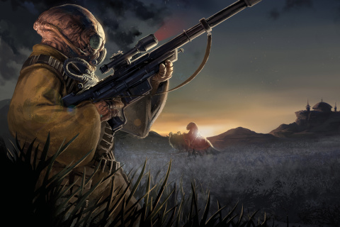 Sniper doomsday wallpaper 480x320