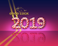 Good Luck in New Year 2019 wallpaper 220x176