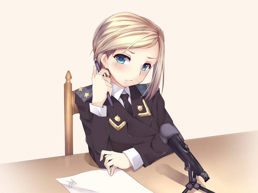 Fondo de pantalla Natalia Poklonskaya Anime 1024x768