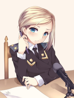 Screenshot №1 pro téma Natalia Poklonskaya Anime 240x320