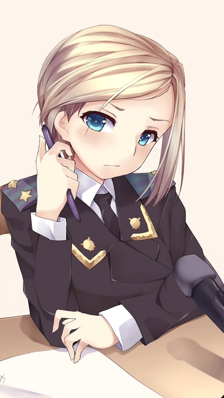 Das Natalia Poklonskaya Anime Wallpaper 750x1334