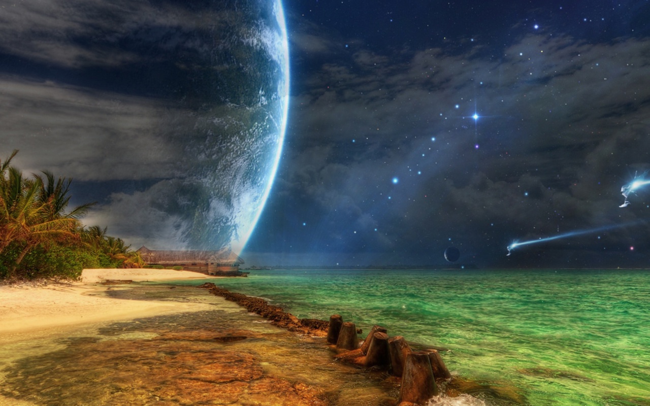 Das Magic Night Wallpaper 1280x800