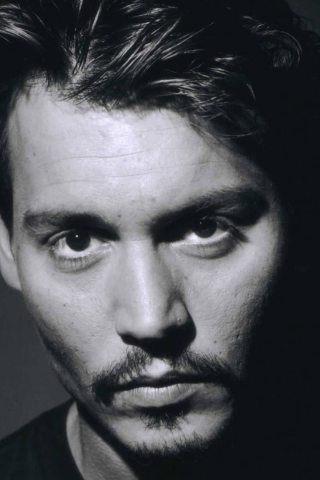 Sfondi Johnny Depp Actor 320x480