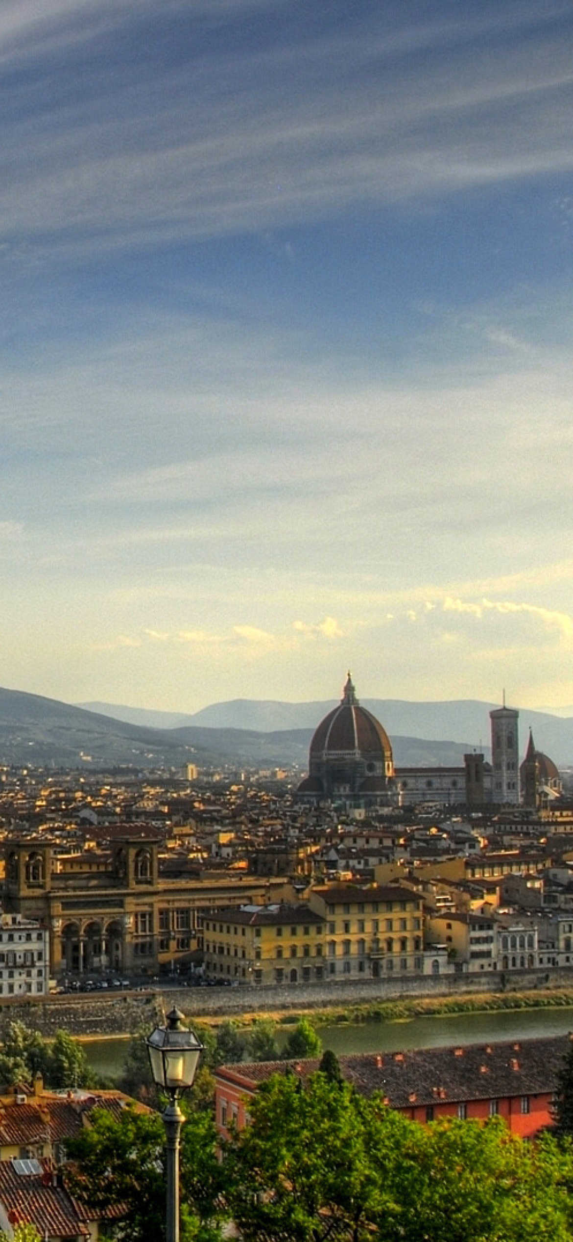 Das Florence Panoramic View Wallpaper 1170x2532