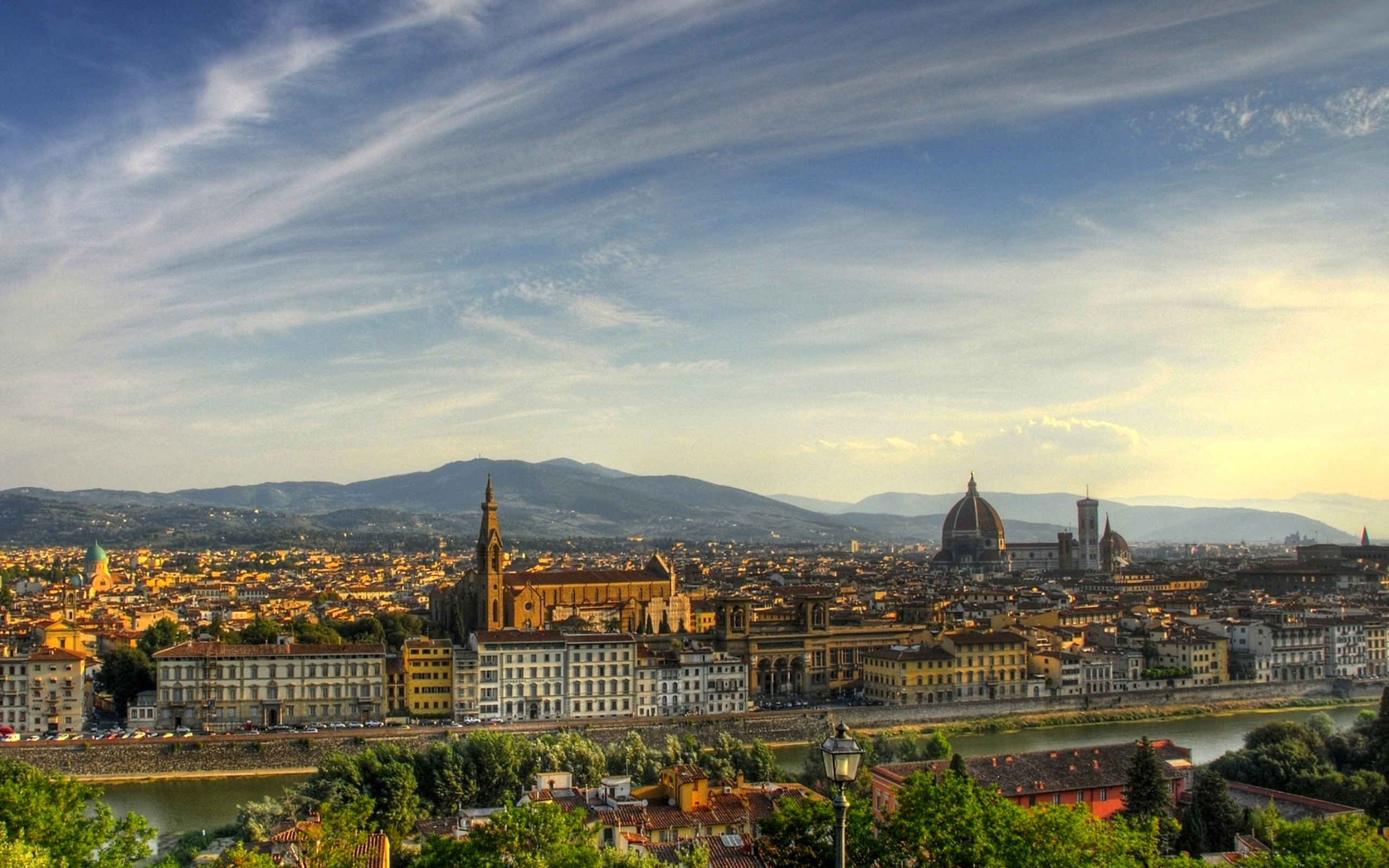 Das Florence Panoramic View Wallpaper 2560x1600